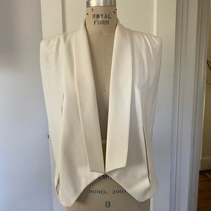 James Jeans White Cape Blazer M